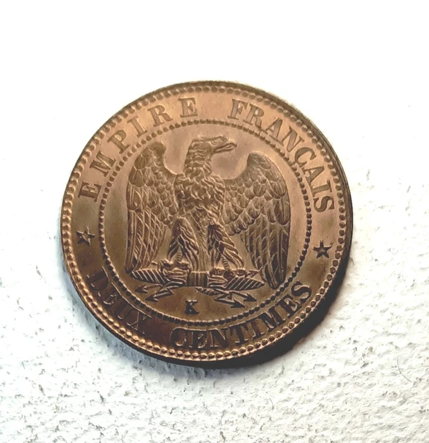 Splendide - 2 centimes Napoléon III, tête nue 1856 Bordeaux