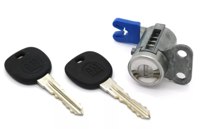 NEW LH Front Door Lock Cylinder w/GM Logo Keys / Fits Listed Chevrolet Pontiac