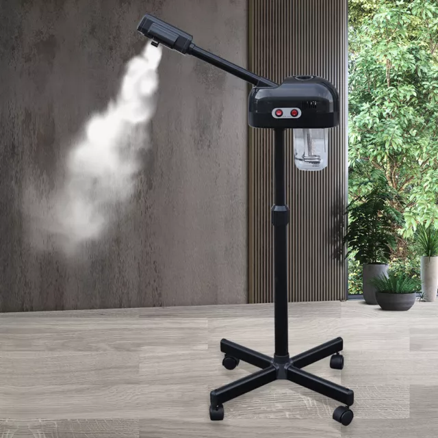 Pulverizador de belleza 2 en 1 vapor facial salón ozono caliente equipo de cuidado de la piel SPA