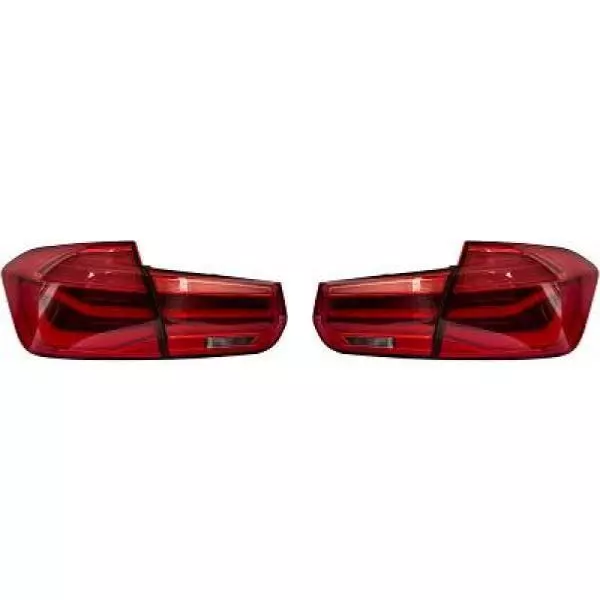 Paire de feux arriere BMW Serie 3 F30 2011-2019 Led Rouge Dyn