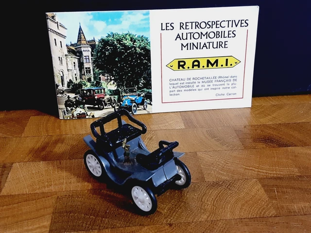 RARE Rami JMK Vis à Vis De Dion Bouton 1900 Dedion AVEC SOCLE ÉTIQUETÉ