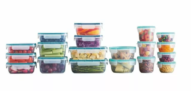 Snapware 38 Piece BPA Free Plastic Food Storage Set Made In USA