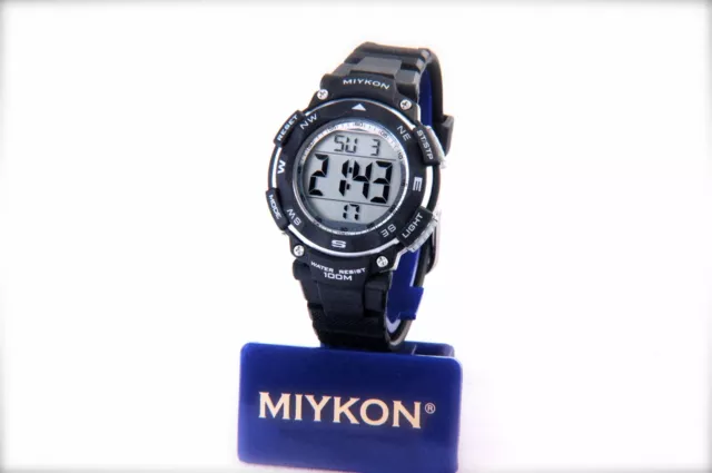 Outdoor Multi Function Sport Watch LCD Stopwatch 100M Water Resistant