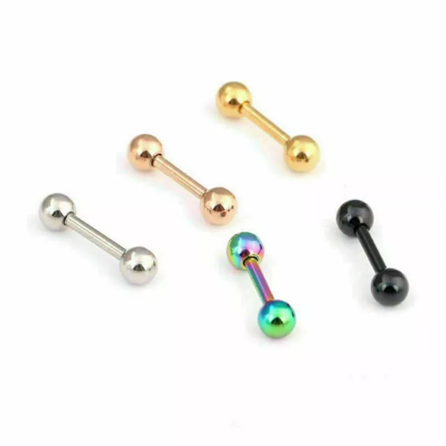 Earring Stainless Piercing Helix Barbell New Stud Bar Tragus Cartilage Ear Steel