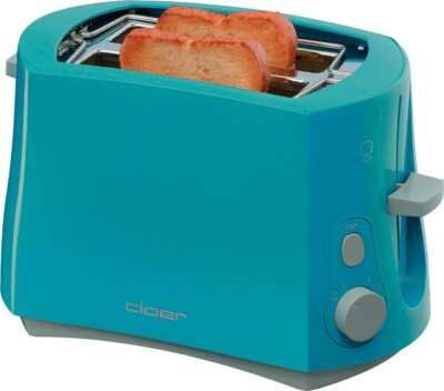 Cloer Tostapane Design 2 DISCHI TURCHESE panino di trafilatura briciola CASSETTO NUOVO 
