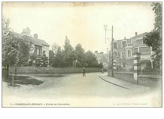 95.COURCELLES-PRESLES.n°1674.ENTREE DE COURCELLES