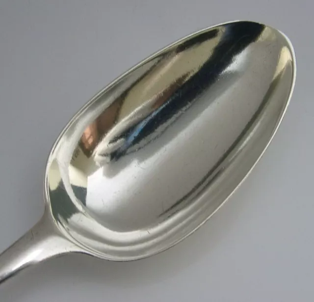 Georgian Sterling Silver Basting Spoon 1762 Antique 'Allen' Family Interest