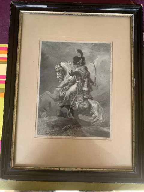 Gravure Eugène Leroux D Après Théodore Gericault