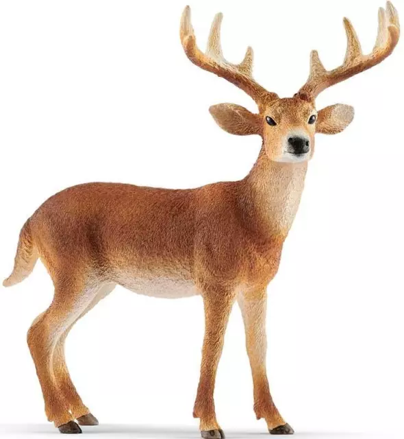 Schleich Wild Life Deer weißer Schwanzbuck - NEU - Spielzeug Tier Figur