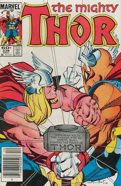 Thor #338 (Newsstand) FN; Marvel | 2nd Appearance Beta Ray Bill - we combine shi
