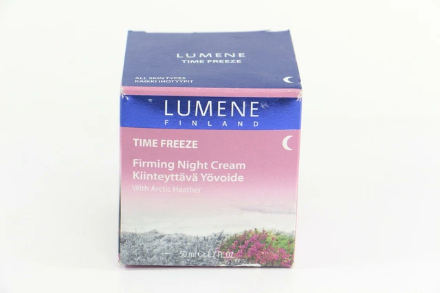 Lumene Time Freeze, Firming NightCream ARTIC HEATHER 1.7 oz U42A