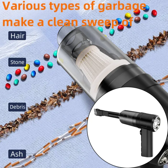 Cordless Vacuum Cleaner Electric Air Duster Portable Rechargeable Car