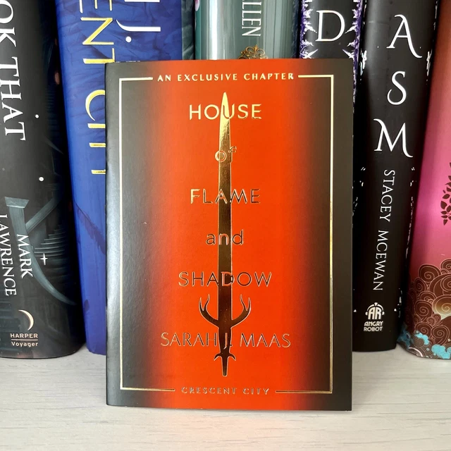 HOUSE OF FLAME and Shadow Sarah J Maas Chapter Booklet Bryce Nesta And ...