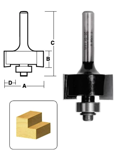 Rebating Router Bits | T1700 Series