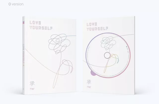 BTS 5th Mini Album [LOVE YOURSELF 承 Her] Random Ver. CD+Book+Card+Sticker+M.Book 3