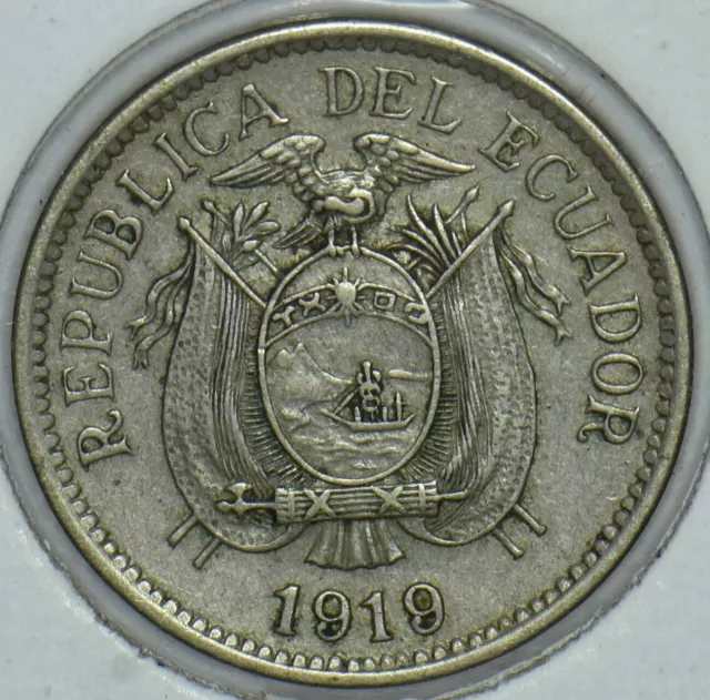 Ecuador 1919 5 Centavos 290749 combine shipping