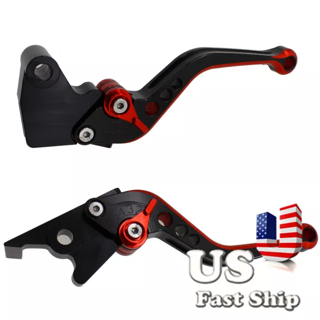 Short Mixcolor Brake Clutch Lever For Carbon 11-20 NC700 16-20 GSXR600 750 11-16