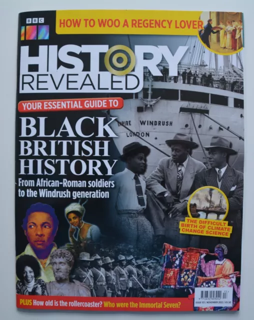 Bbc History Revealed Magazine November 2022 Issue 113 Like New Condition