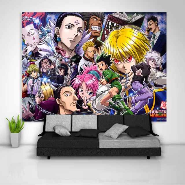 Tapisserie Hunter x Hunter Gon Freecss art tenture murale couette poster 2