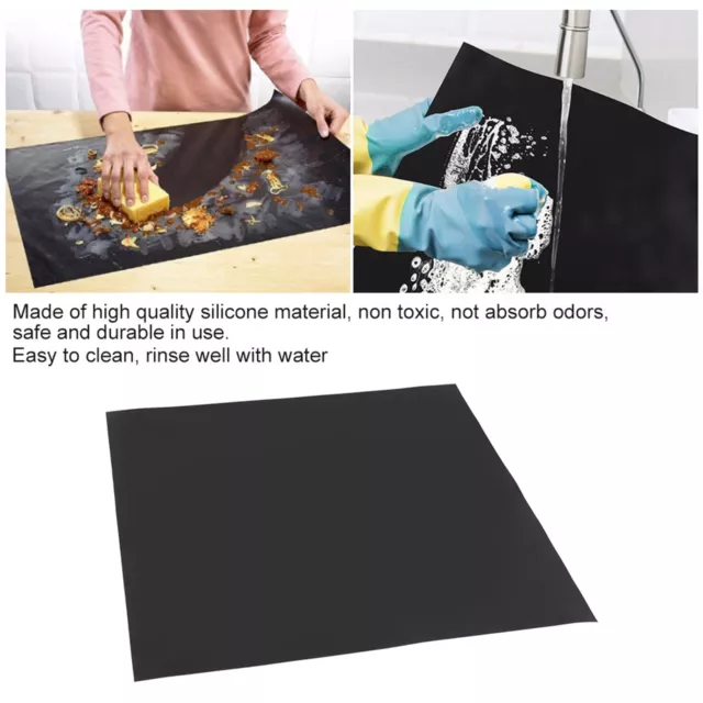 (Carré)Induction Cooker Protector Anti Slip Silicone Insulation Mat Pads HOT SL