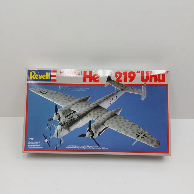 Model Kit Revell – Heinkel HE 177 A-5 & Fritz X – Échelle 1/72 – Maquette Avion – Occasion