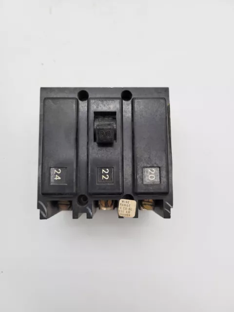 Westinghouse BA3090H Circuit Breaker 90 Amp 240 Volt 3 Pole Plug In BA Used