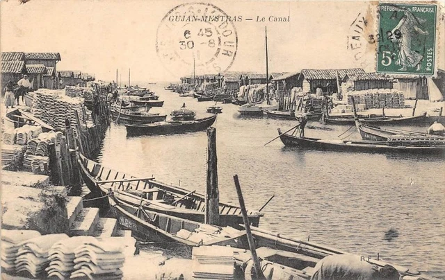 Cpa 33 Gujan Mestras Le Canal