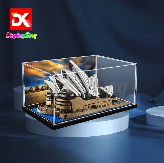 DISPLAY KING CUSTOM acrylic display case for Lego Sydney Opera House