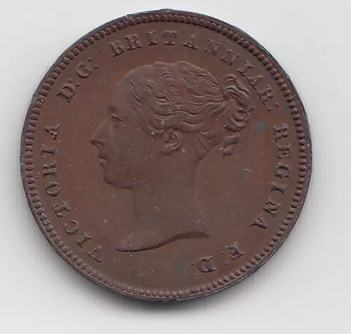 Very Rare 1853 PROOF Half Farthing  - Queen Victoria 2