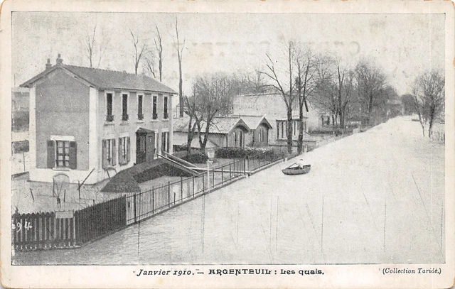 95-Argenteuil-Inondation 1910-Les Quais-N�6026-E/0161