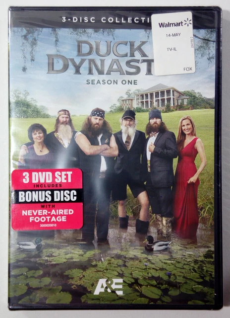 Duck Dynasty - Season 1 DVD - Phil Alexander Robertson (3 Discs) NEW & SEALED