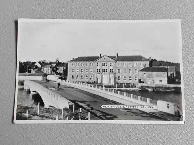 1953 Photo RP Postcard The Pottery & New Bridge Belleek Fermanagh, G Gordon & Co