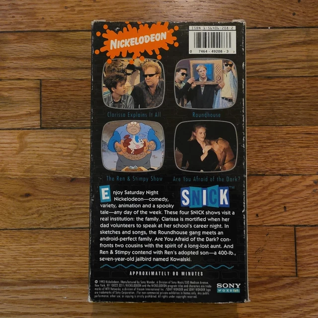 Snick NICKELODEON SNICK NICK Snicks The Family Volume 2 VHS NTSC NR £22.39 ...