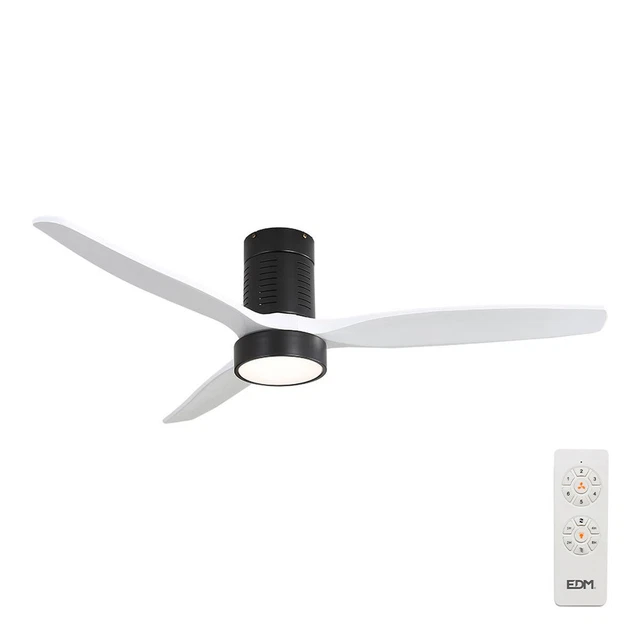 Ventilatore A Soffitto Con Luce LED Dayron New York - 6 Velocità E Telecomando