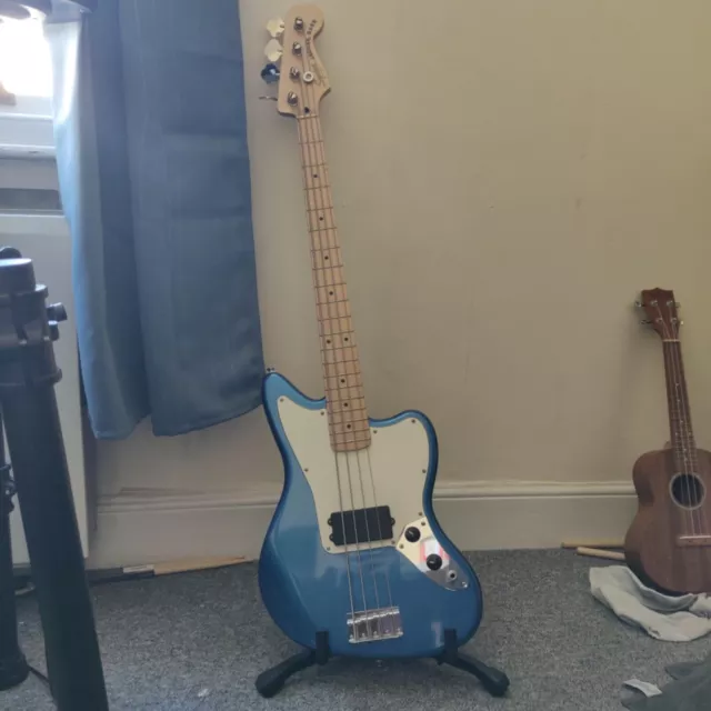 Squier Affinity Series Jaguar Bass Guitar. 4 string. Slightly used, good quality