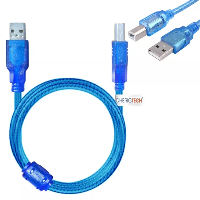 USB Data Cable Lead For PRINTER Lexmark X738DE Multifunction Colour