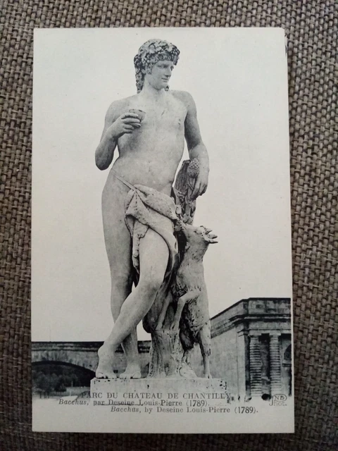 Cpa Parc Du Château De Chantilly Bacchus By Design