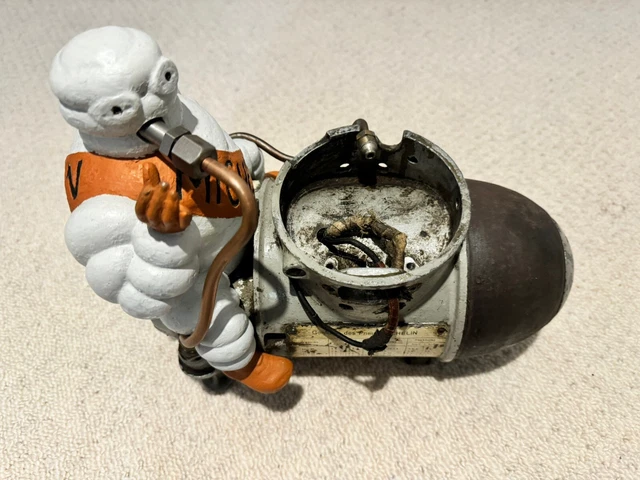 MICHELIN MAN BIBENDUM compressor French 110 Volts Spares Or Repair £ ...