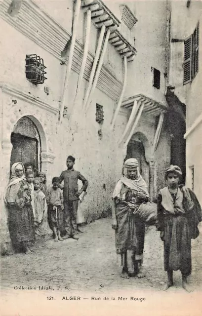 ALGER ALGERIA~RUE de la MER ROUGE~COLLECTION IDEALE PHOTO POSTCARD