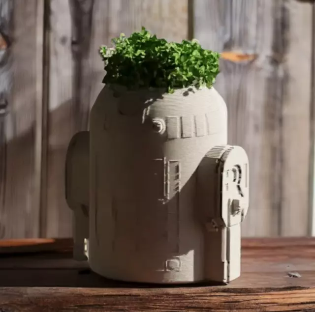 Pot de fleur plante Star Wars R2D2, idée cadeau made in France