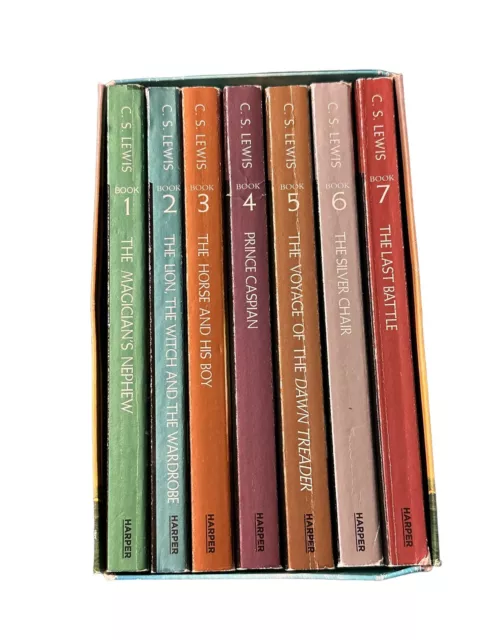 The Chronicles of Narnia ,Complete 7 Book Boxed Set Original Novels by CS Lewis