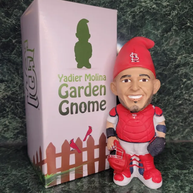 YADIER MOLINA GARDEN GNOME St Louis Cardinals Yadi Busch SGA 5-20-16 with BOX