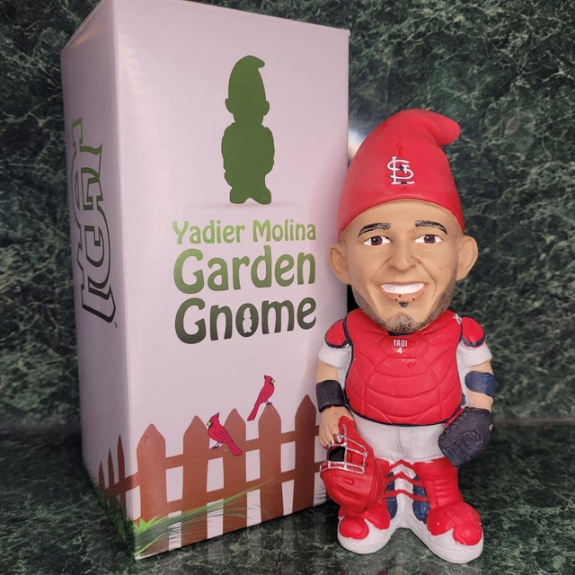 YADIER MOLINA GARDEN GNOME St Louis Cardinals Yadi Busch SGA 5-20-16 with BOX