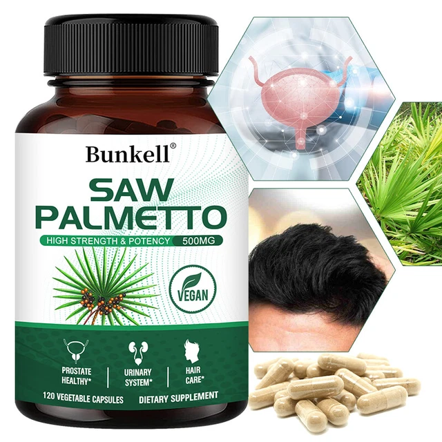 SAW PALMETTO 500MG Capsules Prostate UTI Urinary Tract Hair Loss £7.75 PicClick UK