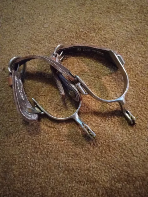 Vintage Cowboys Spurs 03 1780 Made In USA