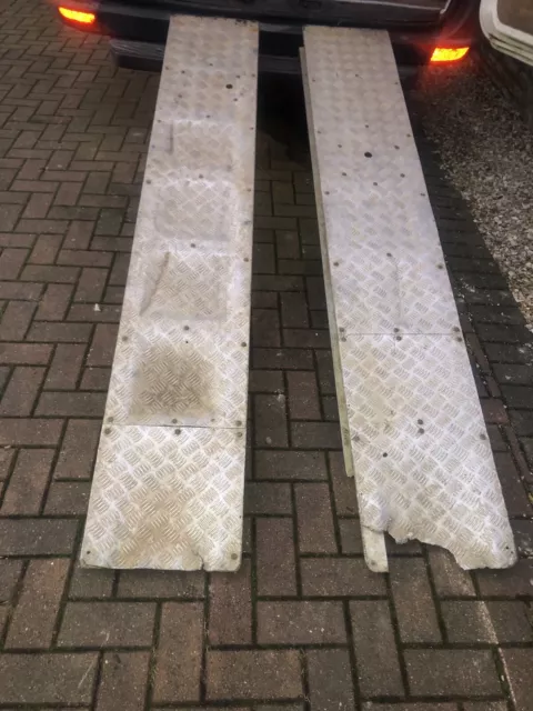 Heavy Duty Aluminium Loading Ramps - Pair  (Trailer Ramps, ) 7ft