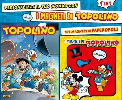 Supertopolino N° 3469 + I Magneti di Topolino (Set Paperino) - Disney Panini ITA