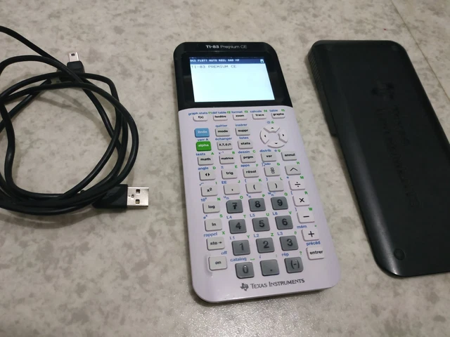 Calculatrice Texas Instruments TI-83 Premium CE – Occasion, état Correct
