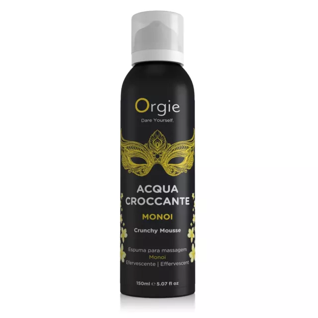 Orgie Acqua Croccante Monoï Croquant Mousse Couple Sensuel Massage Mousse 150ml