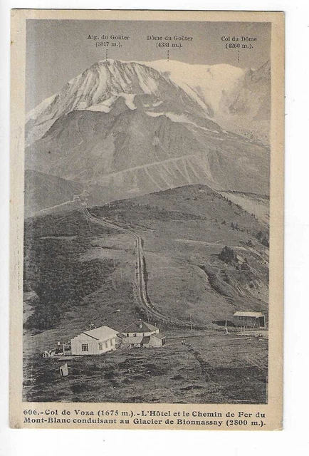 74 Col De Voza Hotel Et Chemin De Fer Du Mont Blanc
